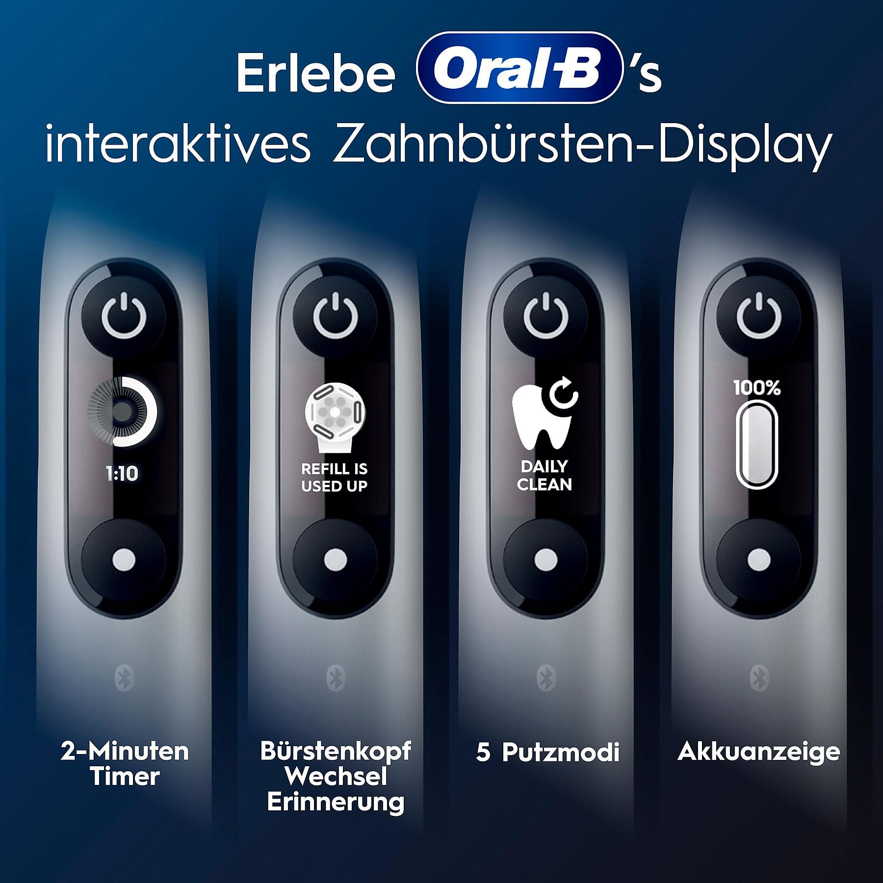 ORAL-B iO 6 Elektrische Zahnbürste Grey opal, Reinigungstechnologie: Mikrovibrationen ORAL-B