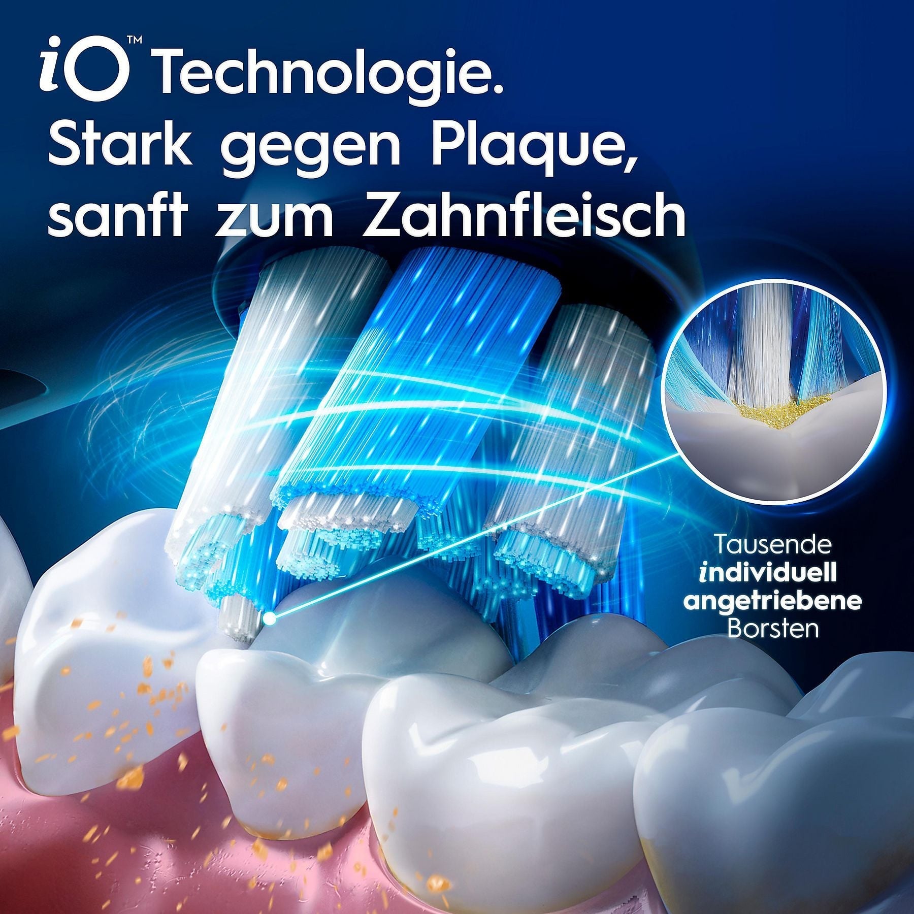 ORAL-B iO 6 Elektrische Zahnbürste Grey opal, Reinigungstechnologie: Mikrovibrationen ORAL-B