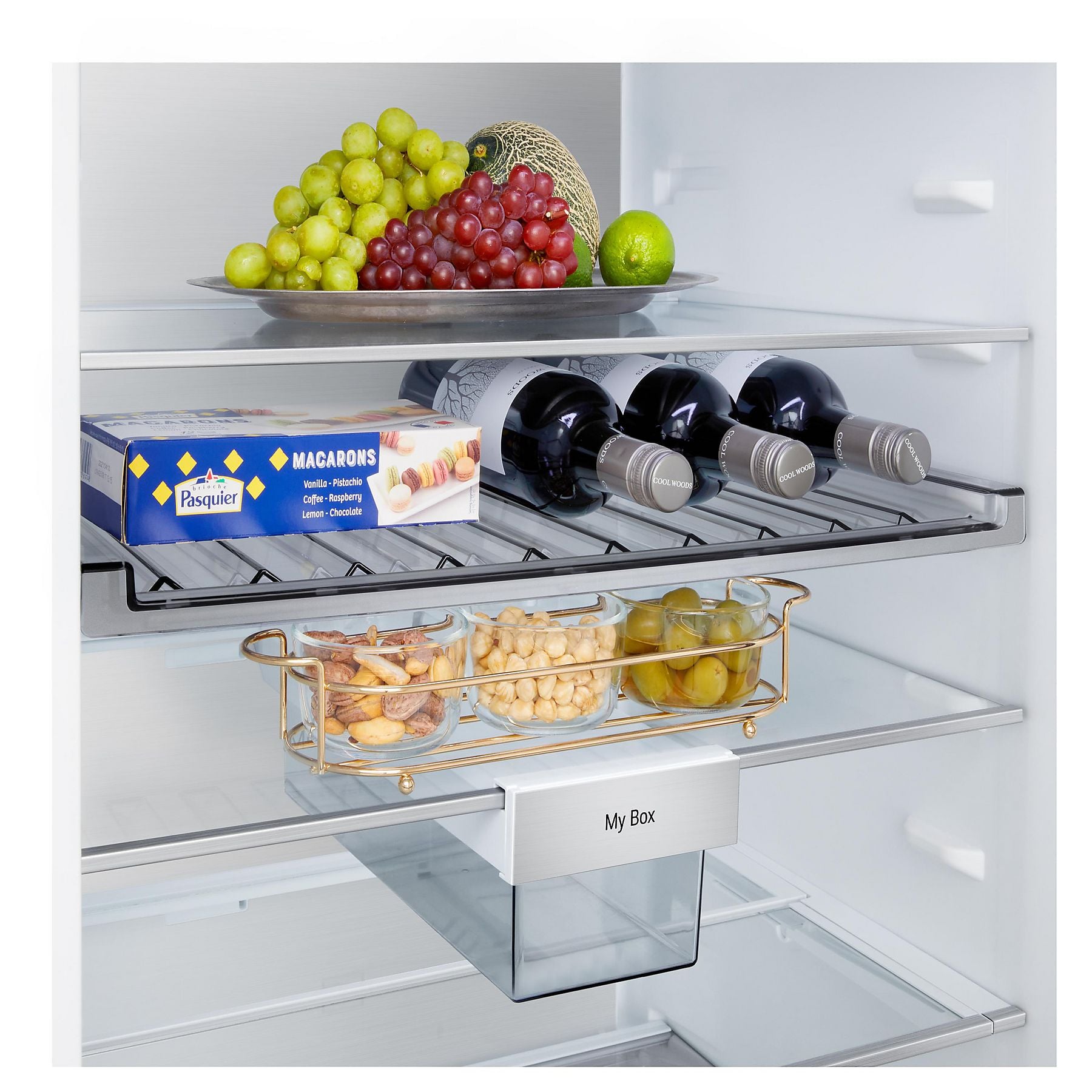 LG GBBS726BPY Fit&Max Kühlgefrierkombination (B, 375 l, 2030 mm hoch, Prime Silver) LG