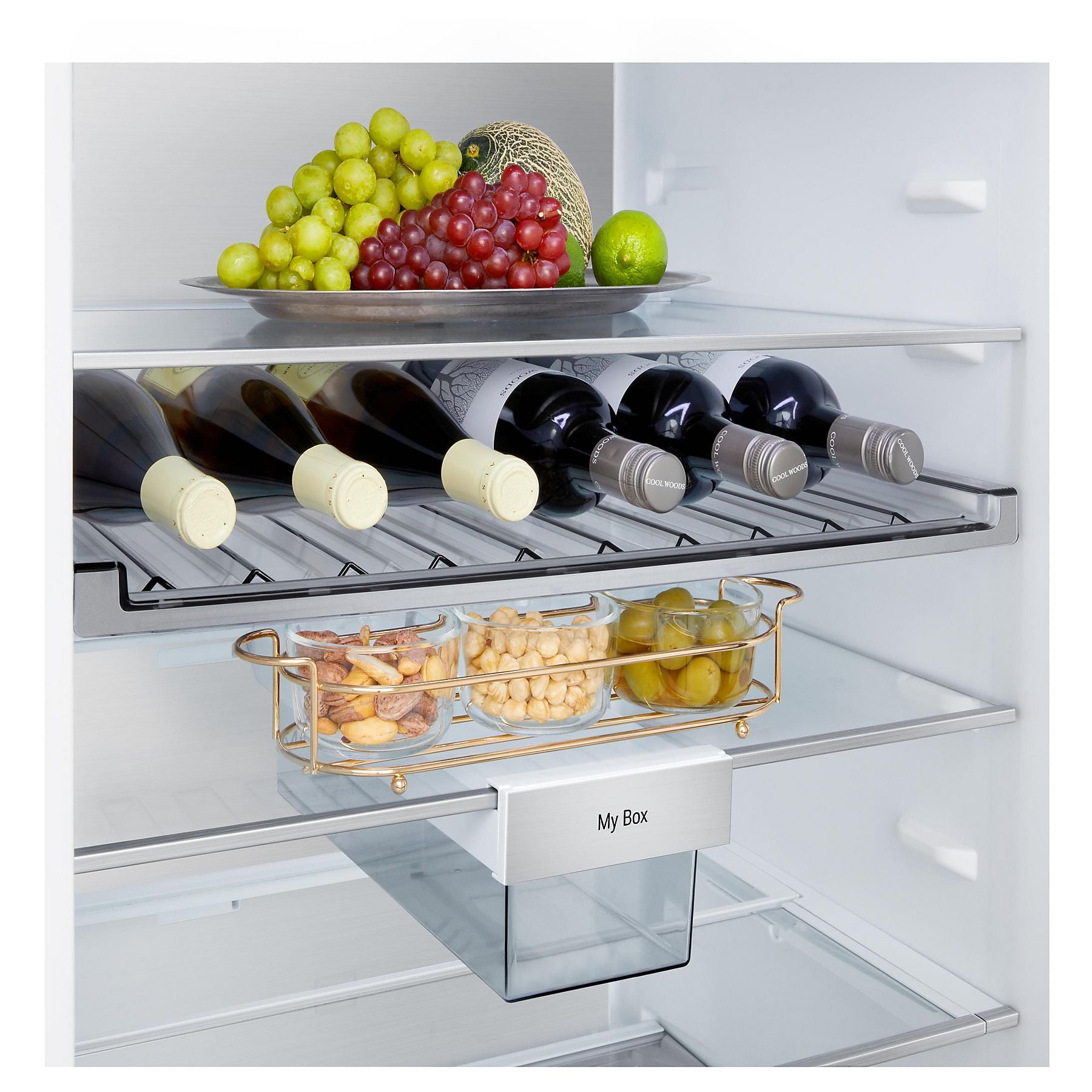 LG GBBS726BPY Fit&Max Kühlgefrierkombination (B, 375 l, 2030 mm hoch, Prime Silver) LG