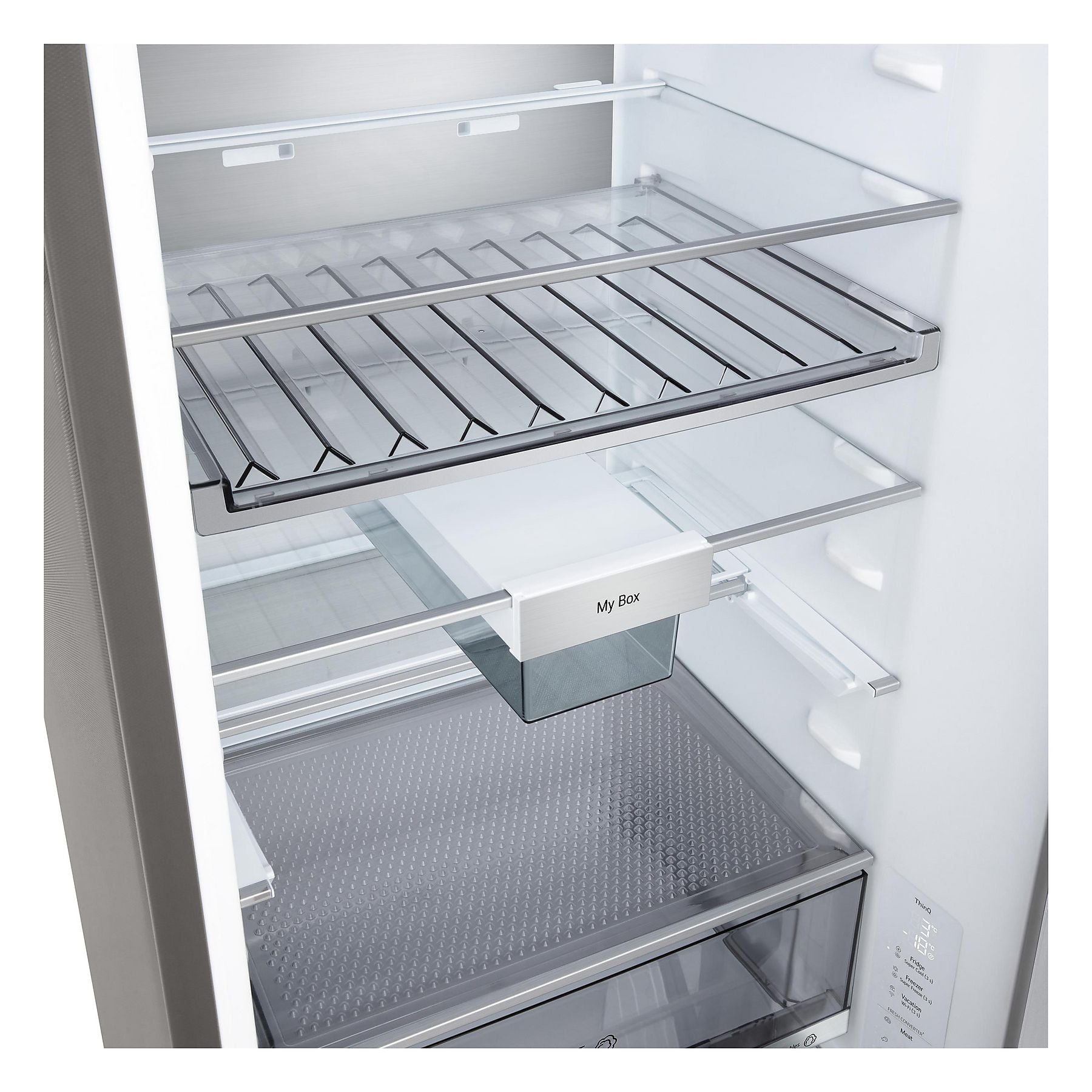 LG GBBS726BPY Fit&Max Kühlgefrierkombination (B, 375 l, 2030 mm hoch, Prime Silver) LG