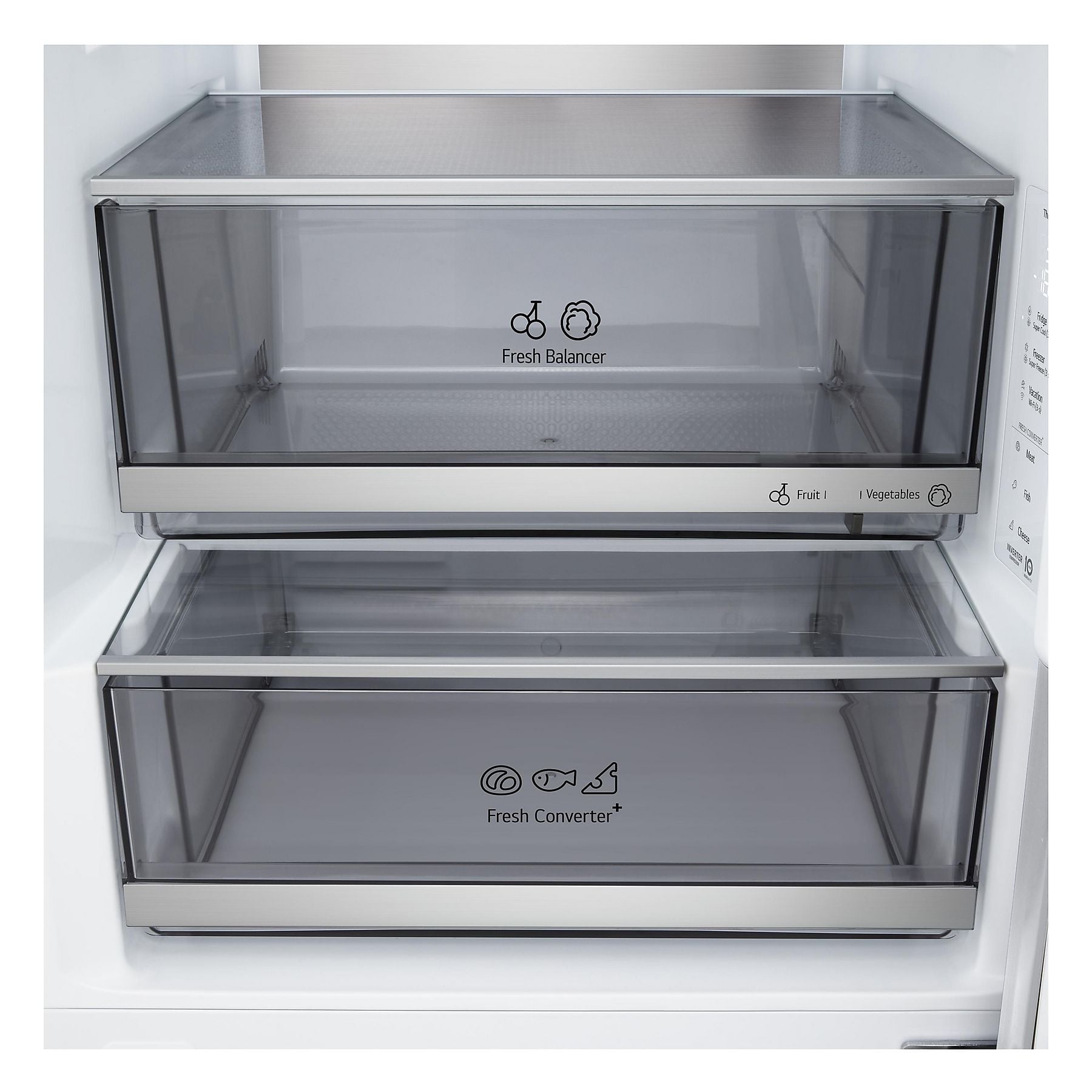 LG GBBS726BPY Fit&Max Kühlgefrierkombination (B, 375 l, 2030 mm hoch, Prime Silver) LG
