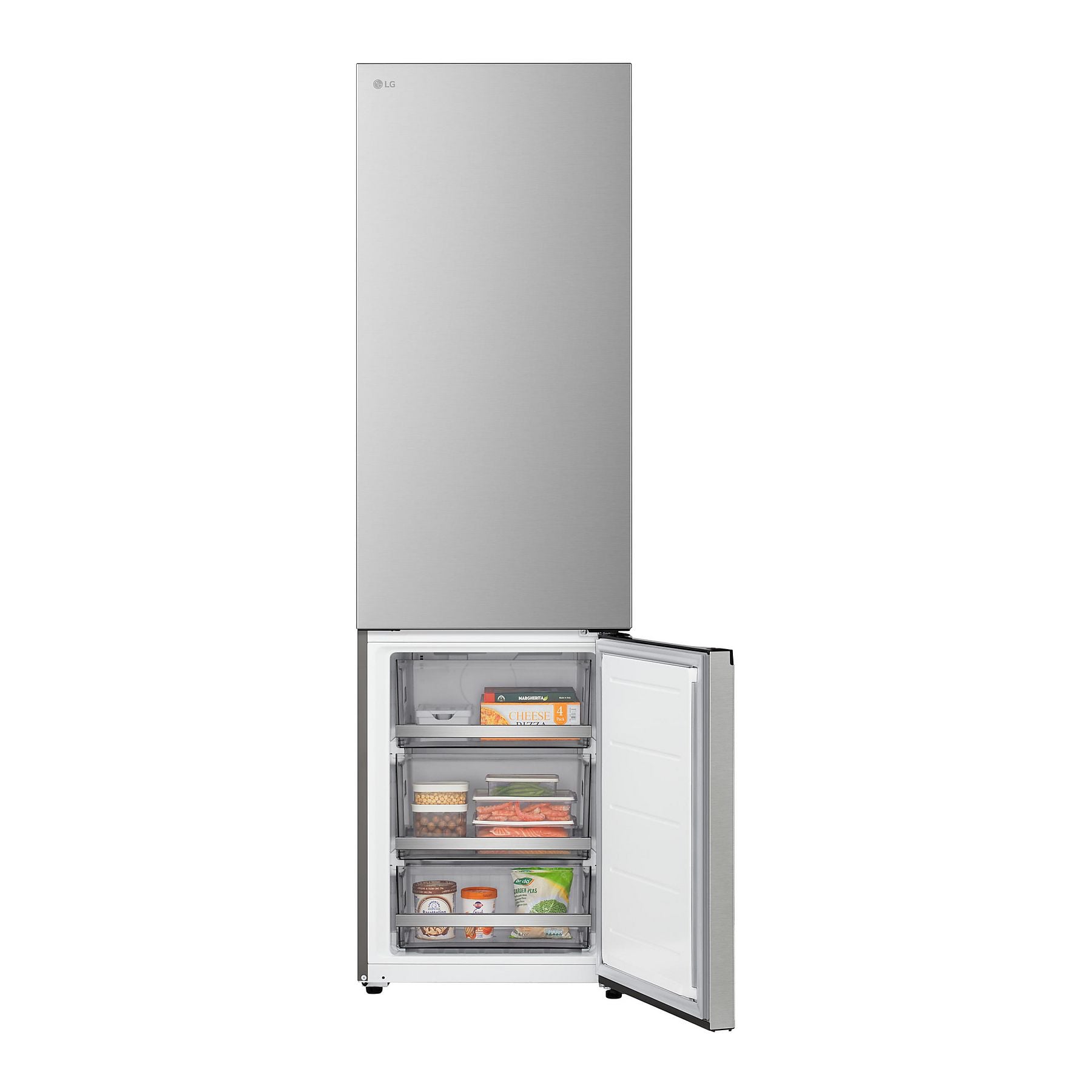 LG GBBS726BPY Fit&Max Kühlgefrierkombination (B, 375 l, 2030 mm hoch, Prime Silver) LG