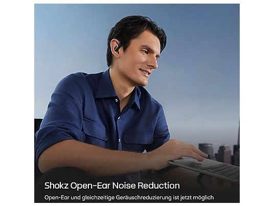 SHOKZ OpenFit Pro, Open-ear Kopfhörer Bluetooth Schwarz SHOKZ