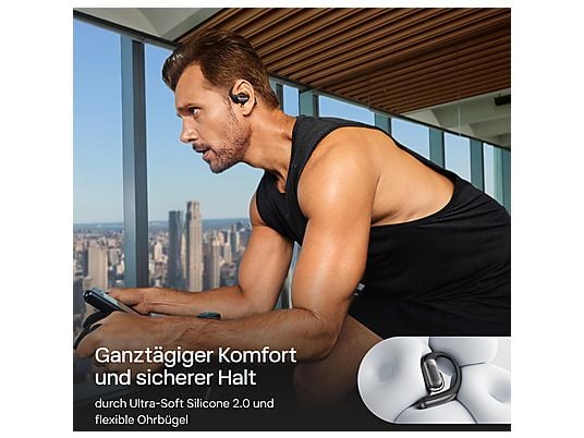 SHOKZ OpenFit Pro, Open-ear Kopfhörer Bluetooth Schwarz SHOKZ