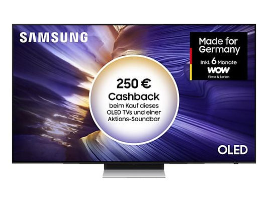 SAMSUNG OLED GQ65S90F 4K Vision AI Smart OLED TV (Flat, 65 Zoll / 163 cm, UHD 4K, SMART TV) SAMSUNG