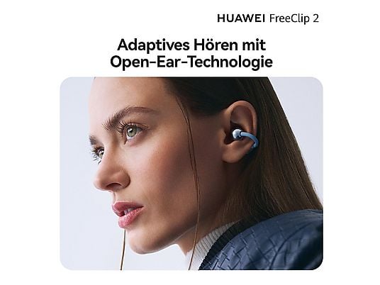 HUAWEI FreeClip 2, Open-ear Kopfhörer Bluetooth Blau HUAWEI