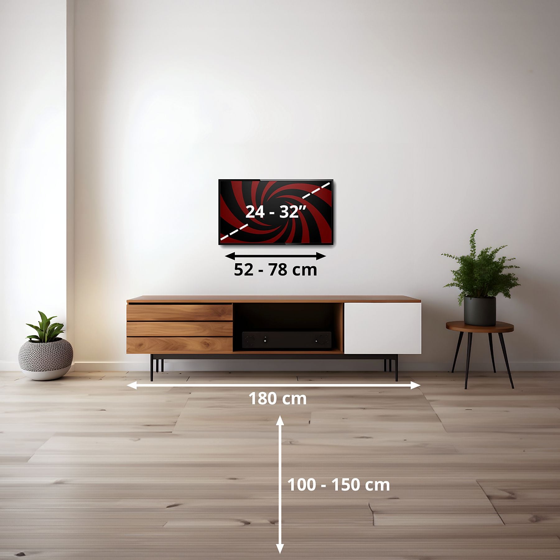 PEAQ PTV 32GH-5024C LED TV (Flat, 32 Zoll / 80 cm, HD-ready, SMART TV) GCN ELECTRO