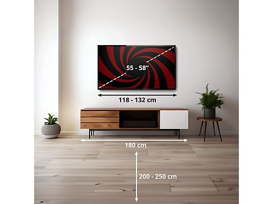 PHILIPS 55OLED760/12 OLED Ambilight TV (Flat, 55 Zoll / 139 cm, UHD 4K, SMART TV, Ambilight) PHILIPS
