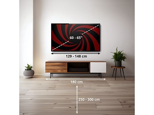 SAMSUNG GU65DU7170U LED TV (Flat, 65 Zoll / 163 cm, UHD 4K, SMART TV, Tizen) SAMSUNG