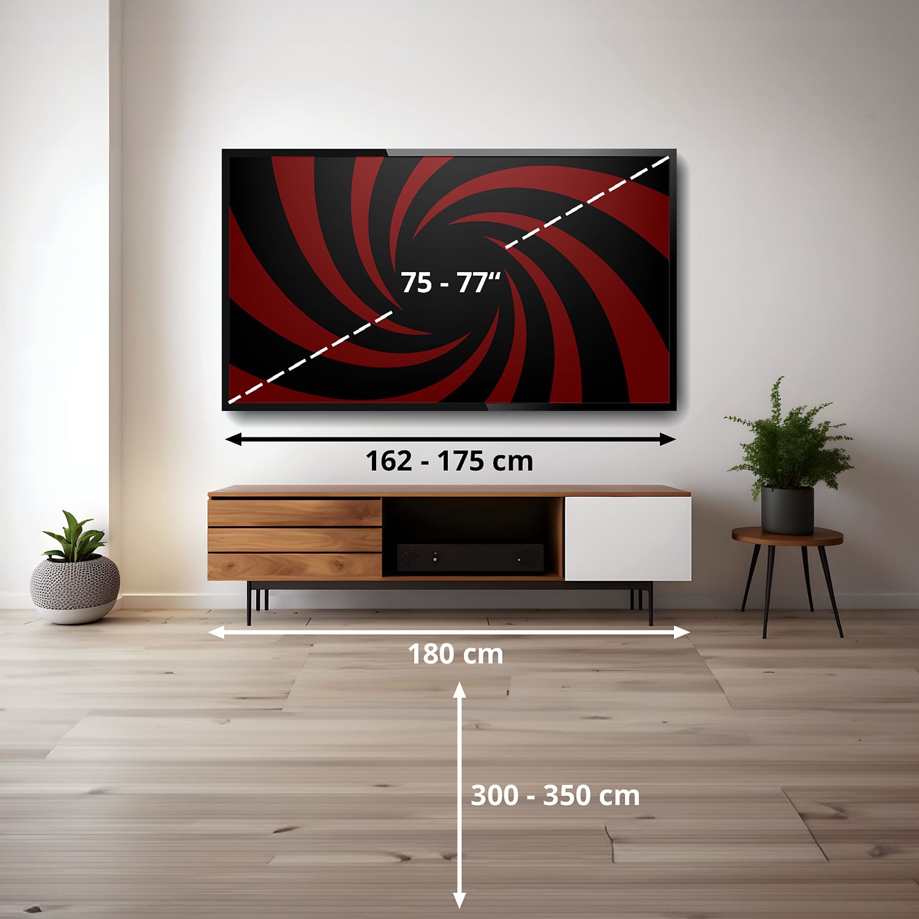 PHILIPS 77OLED910/12 OLED+ Ambilight TV (Flat, 77 Zoll / 194 cm, UHD 4K, SMART TV, Ambilight) PHILIPS