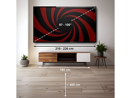 SAMSUNG GU98DU9079U LED TV (Flat, 98 Zoll / 249 cm, UHD 4K, SMART TV, Tizen) SAMSUNG