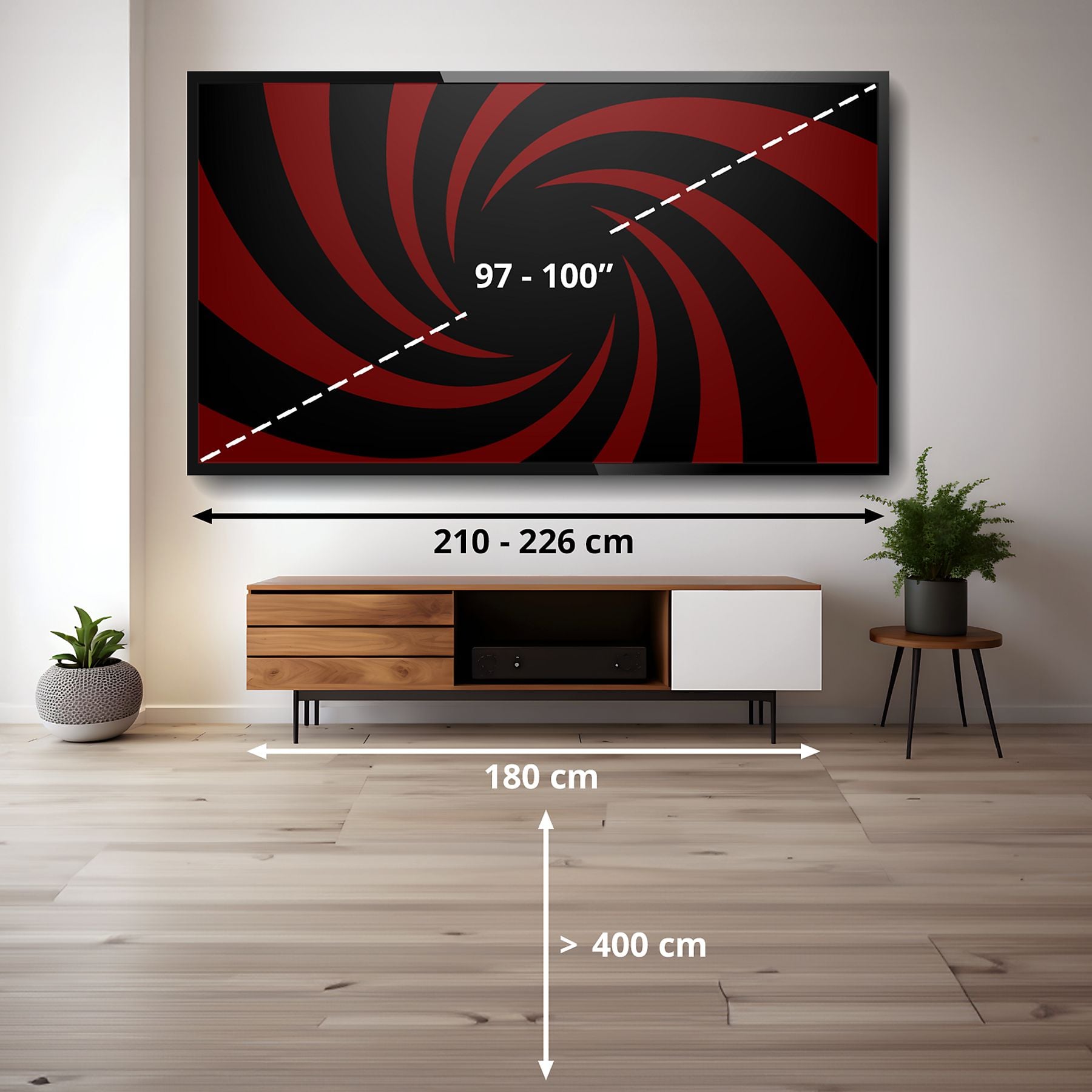 LG OLED97G57LW OLED evo TV (Flat, 97 Zoll / 246 cm, OLED 4K, SMART TV) LG