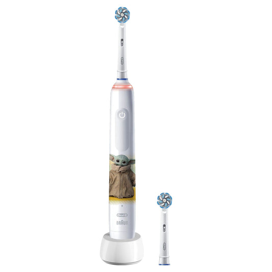 ORAL-B Pro Junior 6+ Star Wars Elektrische Kinderzahnbürste Weiß, Reinigungstechnologie: Oszillierend / Rotierend (2D) ORAL-B
