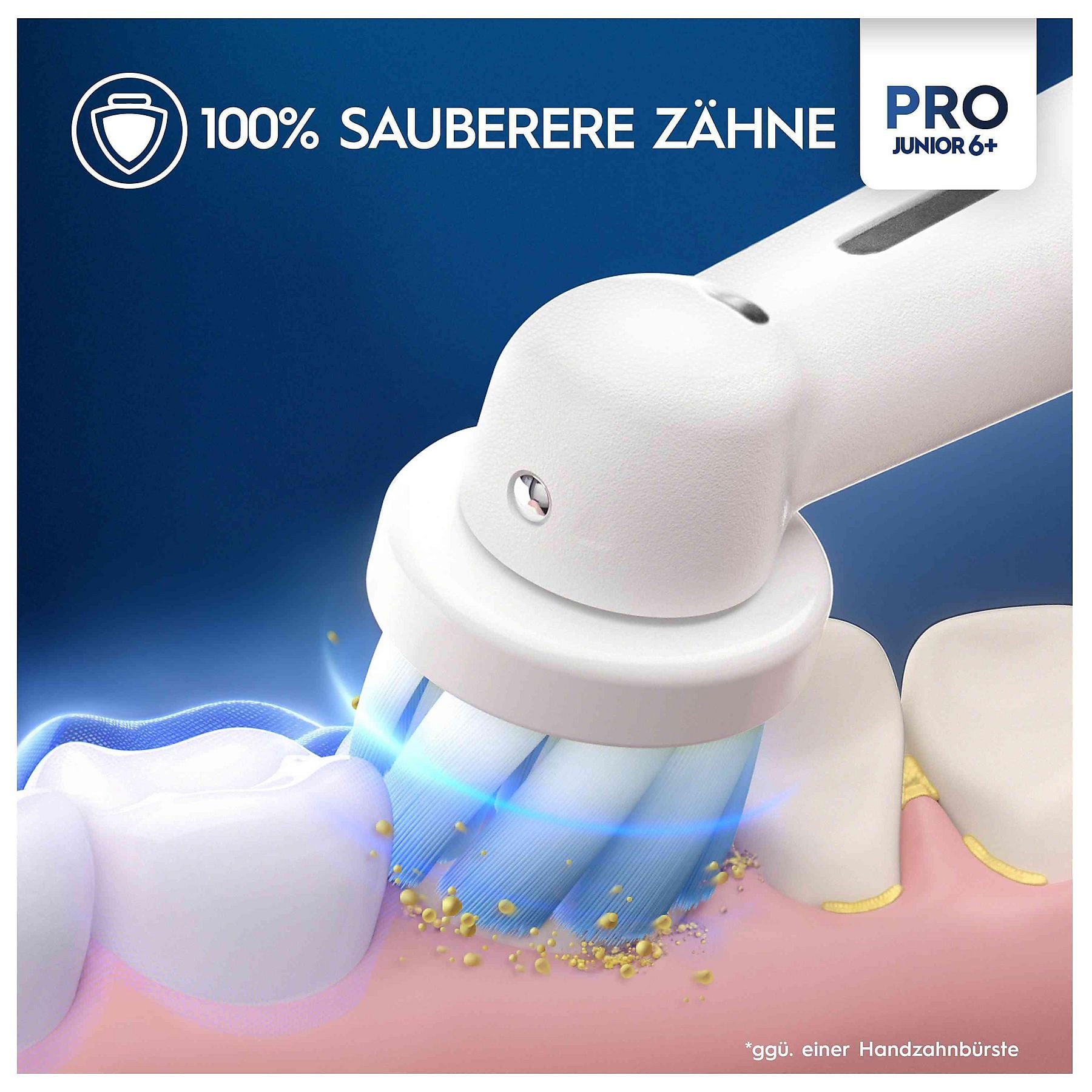 ORAL-B Pro Junior 6+ Star Wars Elektrische Kinderzahnbürste Weiß, Reinigungstechnologie: Oszillierend / Rotierend (2D) ORAL-B
