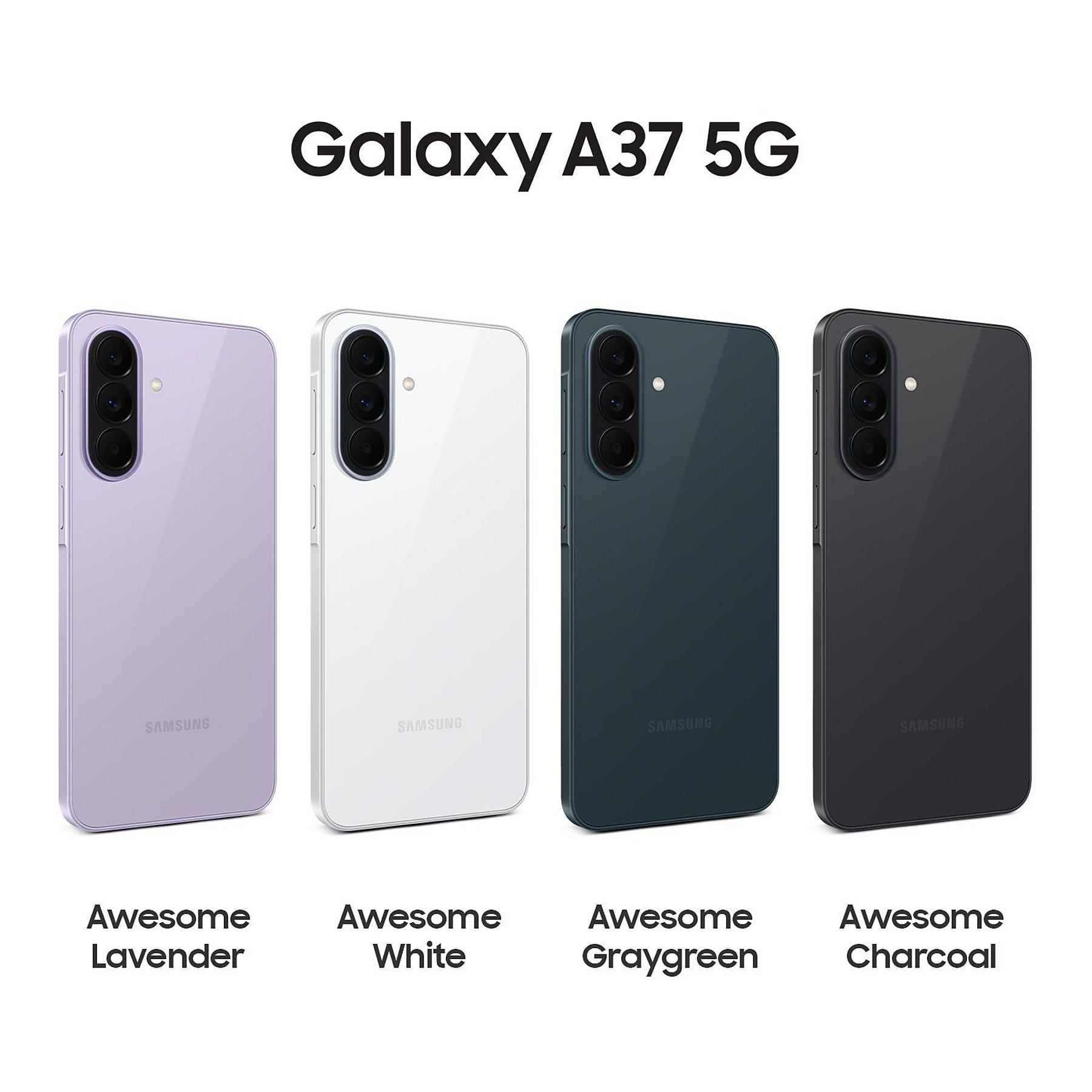 SAMSUNG Galaxy A37 128 GB Awesome Charcoal Dual SIM SAMSUNG