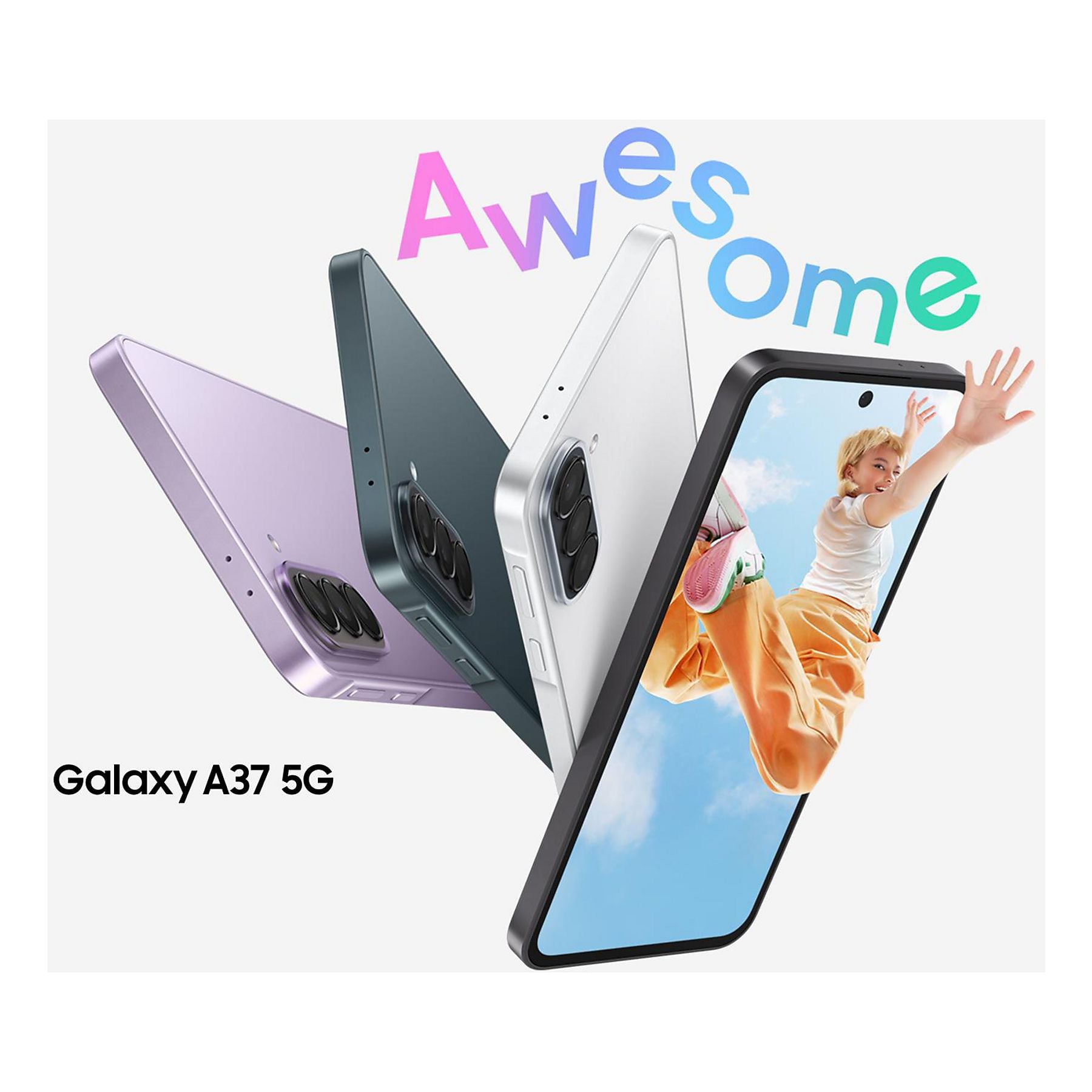 SAMSUNG Galaxy A37 128 GB Awesome Charcoal Dual SIM SAMSUNG