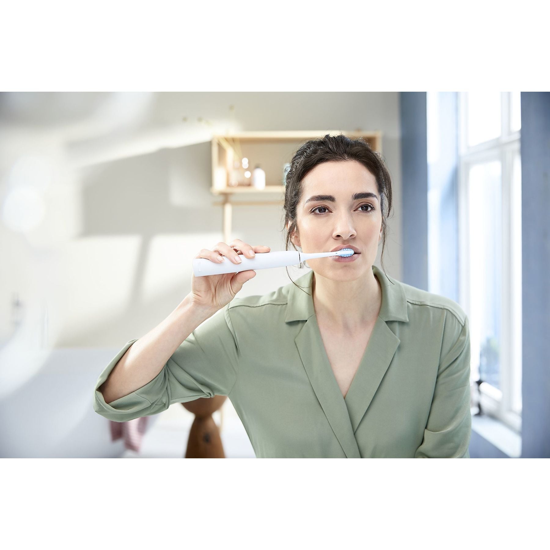 PHILIPS Sonicare HX9611/19 ExpertClean 7300 Elektrische Zahnbürste Weiß/Silber, Reinigungstechnologie: Schalltechnologie PHILIPS