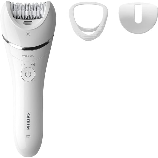 PHILIPS BRE700/00 Series 8000 Epilierer, Weiß PHILIPS