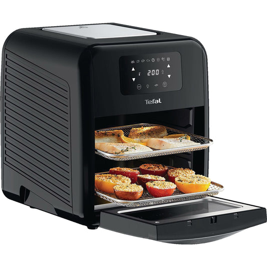 TEFAL FW5018 Easy Fry Oven & Grill Heißluftfritteusen-Ofen 2000 Watt Schwarz TEFAL