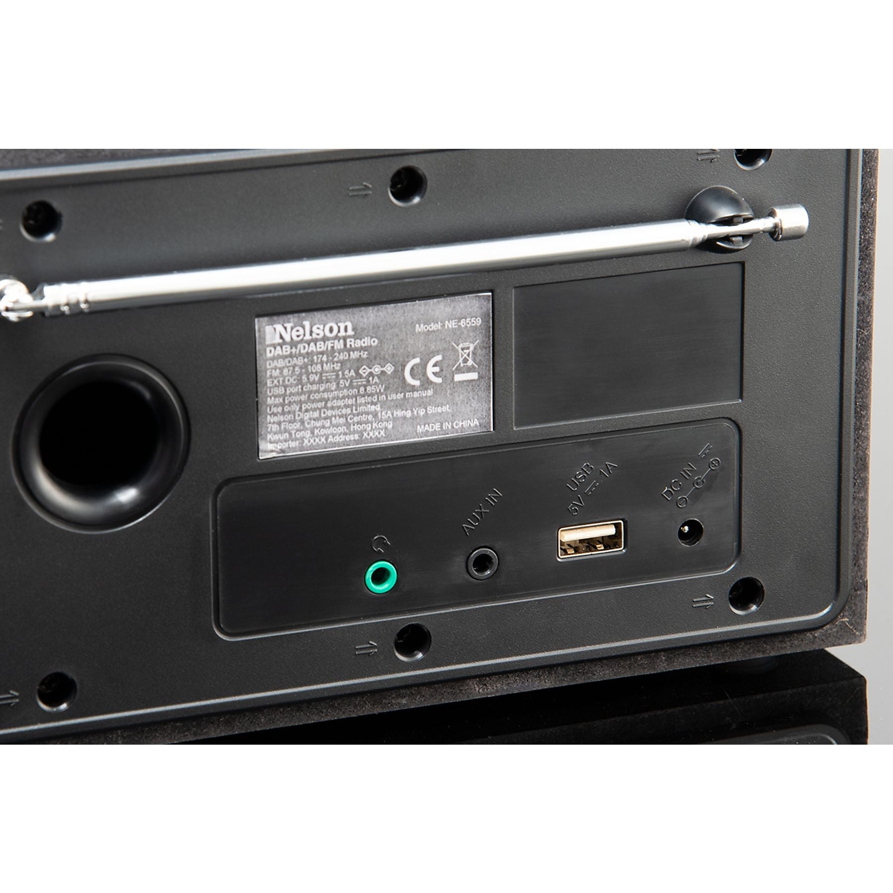 PEAQ PDR 170 BT-B-1 DAB+ Radio, DAB+, FM, DAB+, Schwarz PEAQ