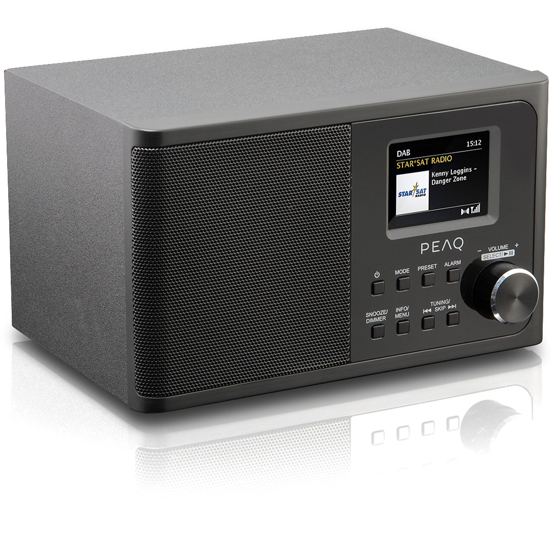 PEAQ PDR 170 BT-B-1 DAB+ Radio, DAB+, FM, DAB+, Schwarz PEAQ