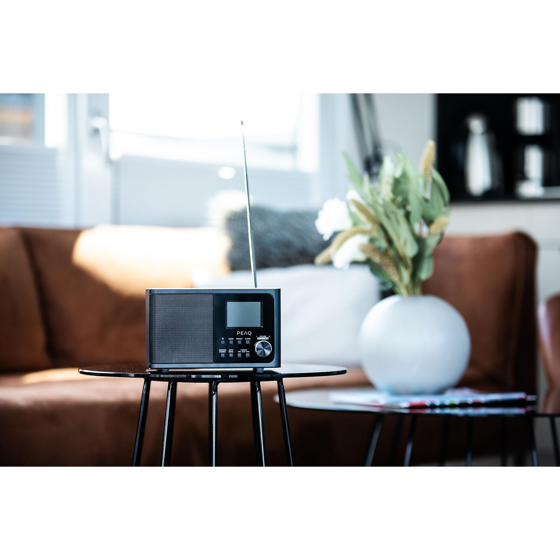 PEAQ PDR 170 BT-B-1 DAB+ Radio, DAB+, FM, DAB+, Schwarz PEAQ