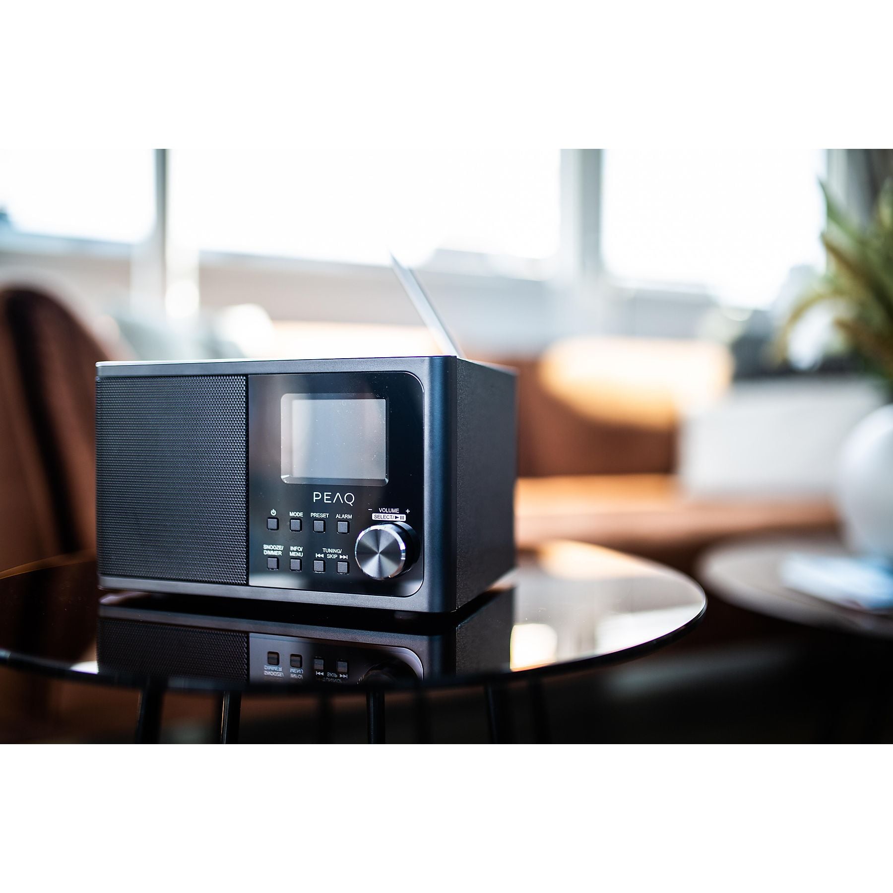 PEAQ PDR 170 BT-B-1 DAB+ Radio, DAB+, FM, DAB+, Schwarz PEAQ