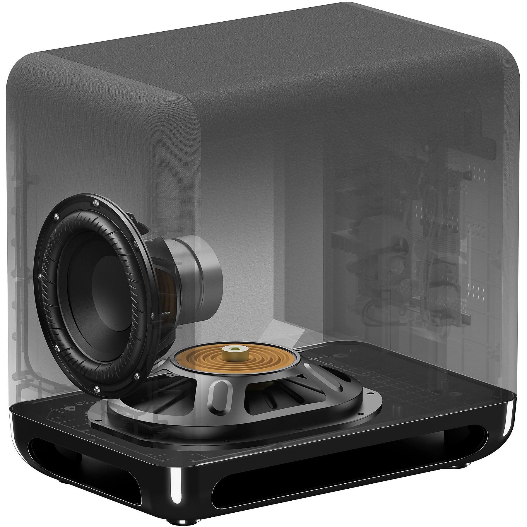 SONY SA-SW5, Subwoofer, Schwarz SONY