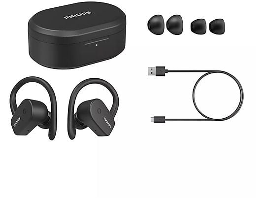 PHILIPS TAA 5205 BK/00, In-ear Kopfhörer Bluetooth Schwarz PHILIPS