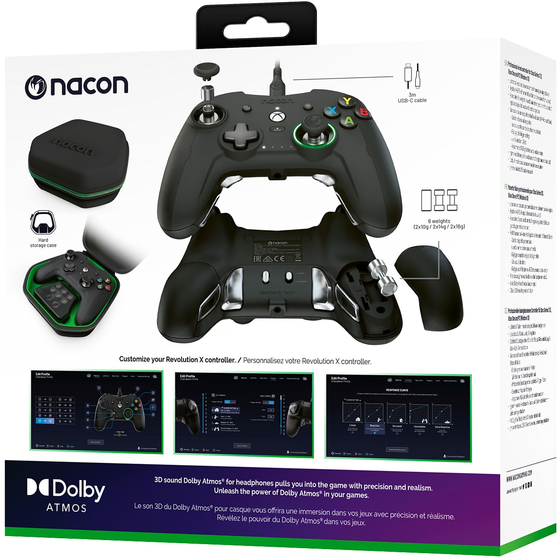 NACON Revolution X Controller Schwarz für Xbox One, Xbox Series S, Xbox Series X, PC NACON