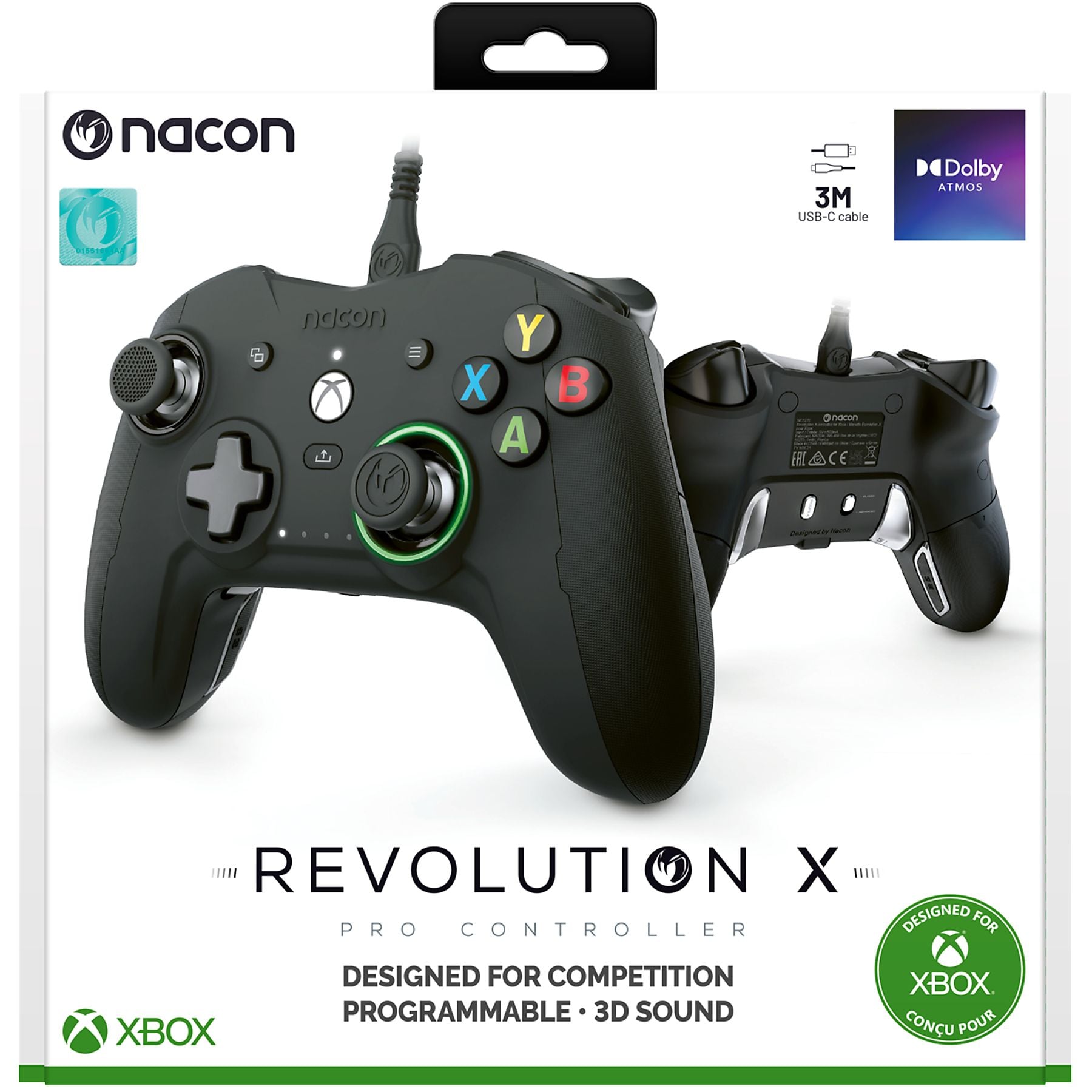 NACON Revolution X Controller Schwarz für Xbox One, Xbox Series S, Xbox Series X, PC NACON