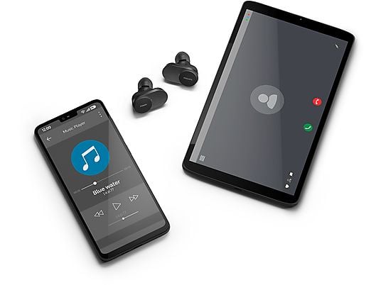 PHILIPS T1BK/00, In-ear Kopfhörer Bluetooth Schwarz PHILIPS