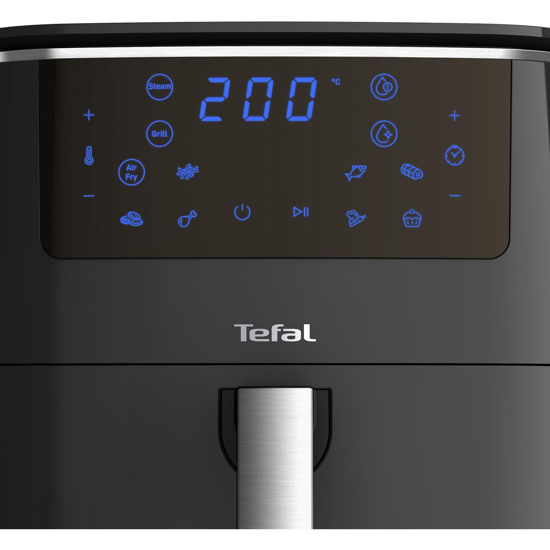 TEFAL FW2018 Easy Fry Grill & Steam Heißluftfritteuse 1700 Watt Schwarz TEFAL