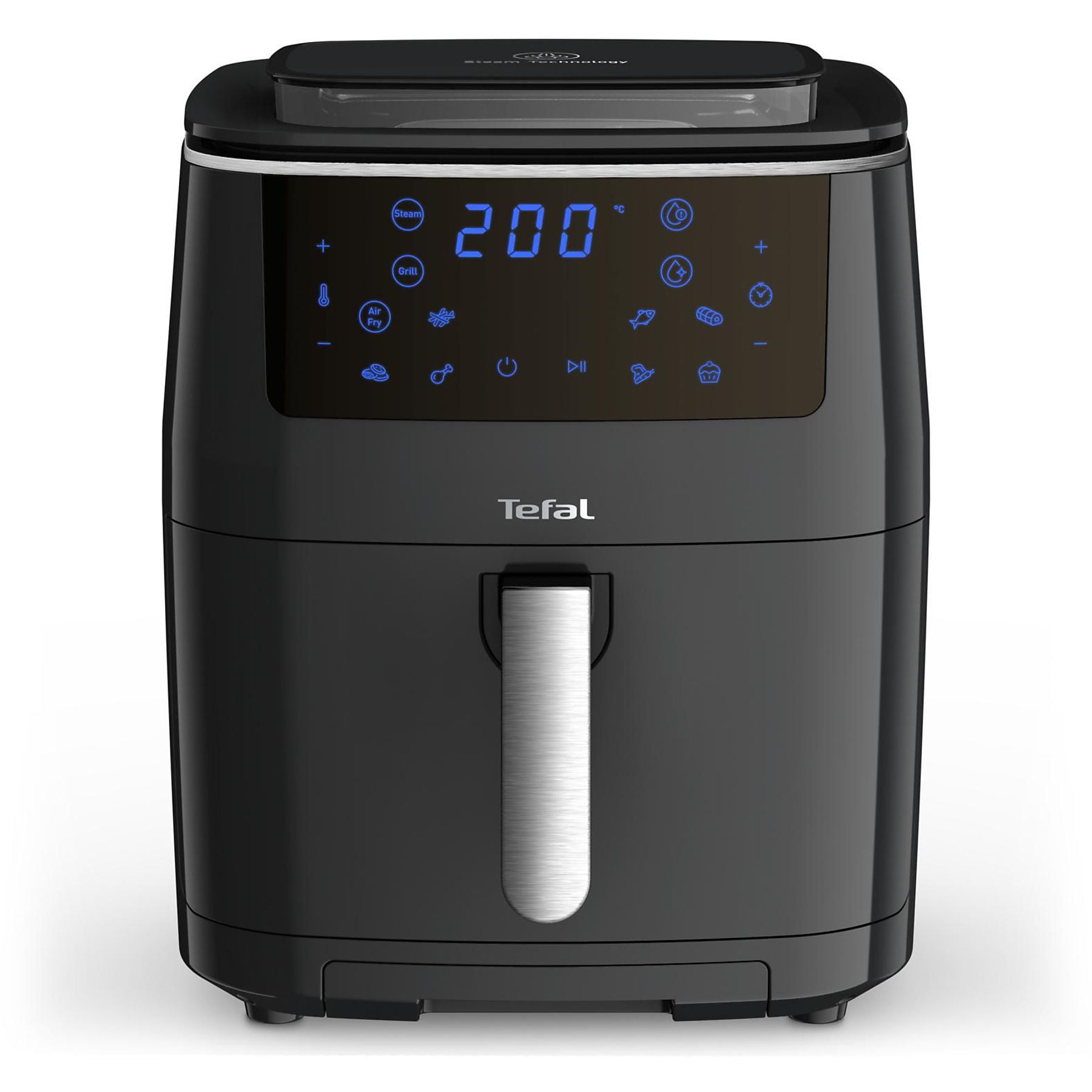 TEFAL FW2018 Easy Fry Grill & Steam Heißluftfritteuse 1700 Watt Schwarz TEFAL