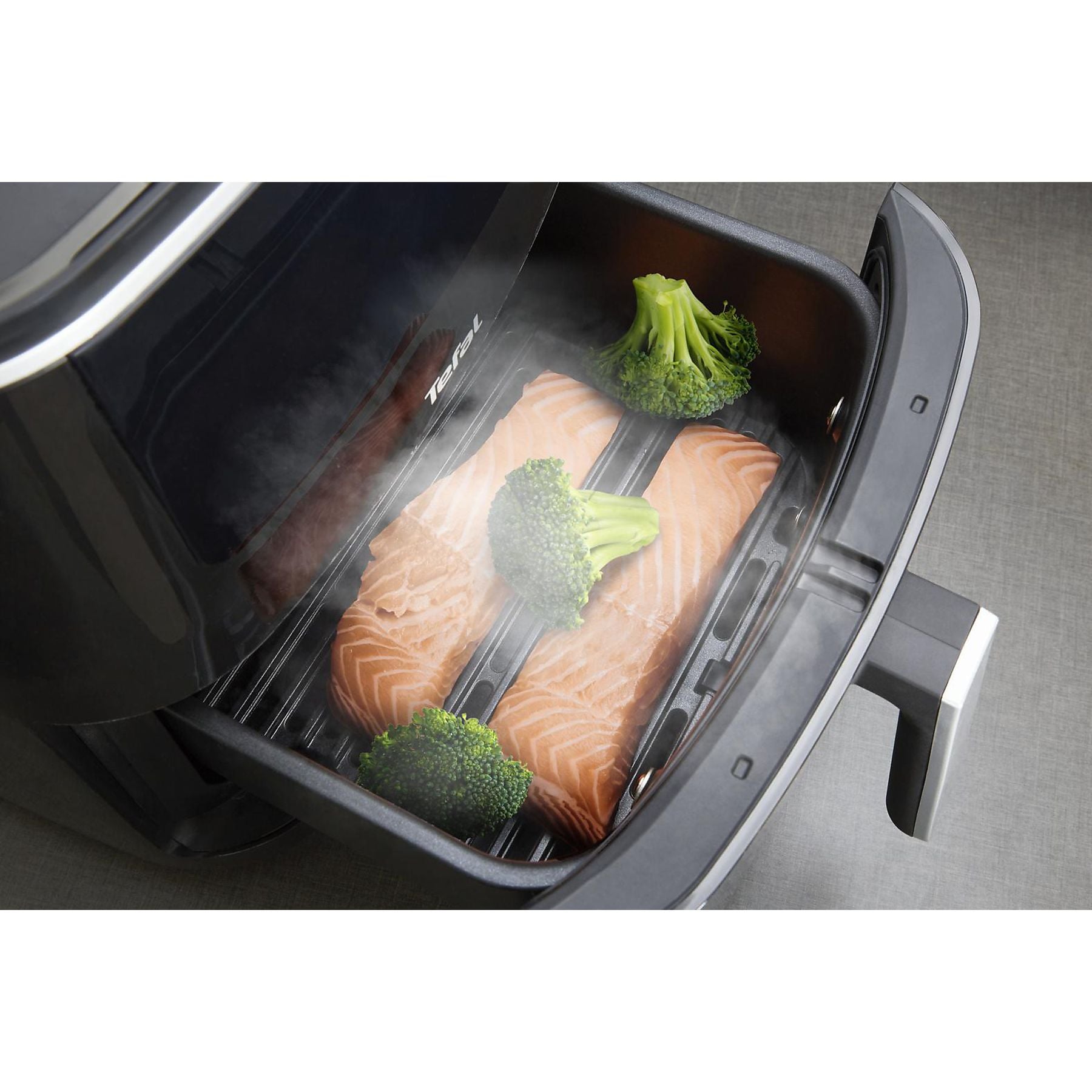 TEFAL FW2018 Easy Fry Grill & Steam Heißluftfritteuse 1700 Watt Schwarz TEFAL