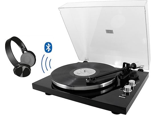SOUNDMASTER PL790SW Plattenspieler Schwarz SOUNDMASTER