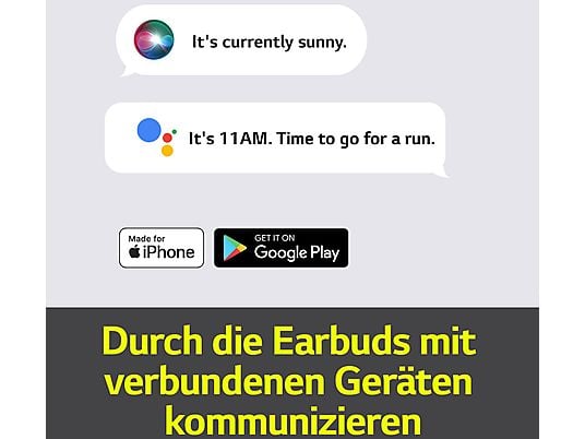 LG TONE Free Fit DTF7Q, In-ear Kopfhörer Bluetooth Schwarz LG
