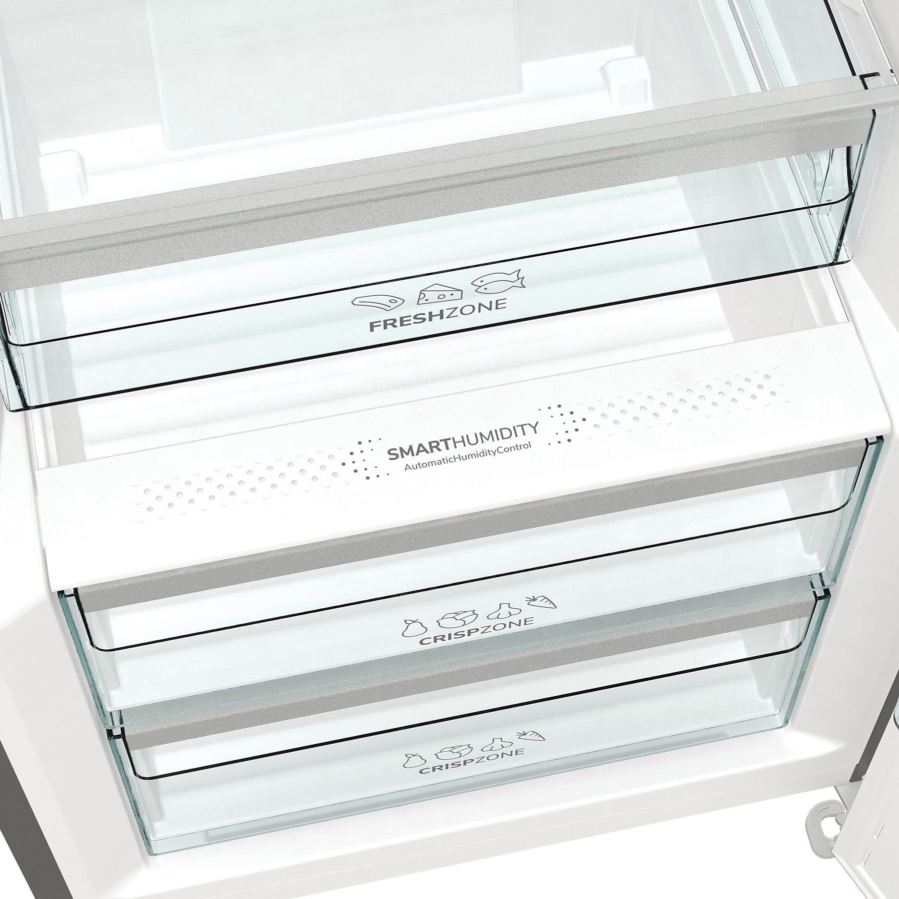 GORENJE R619DAXL6 Gorenje Advanced Line Kühlschrank (398 l, D, 1850 mm hoch, Silber) GORENJE