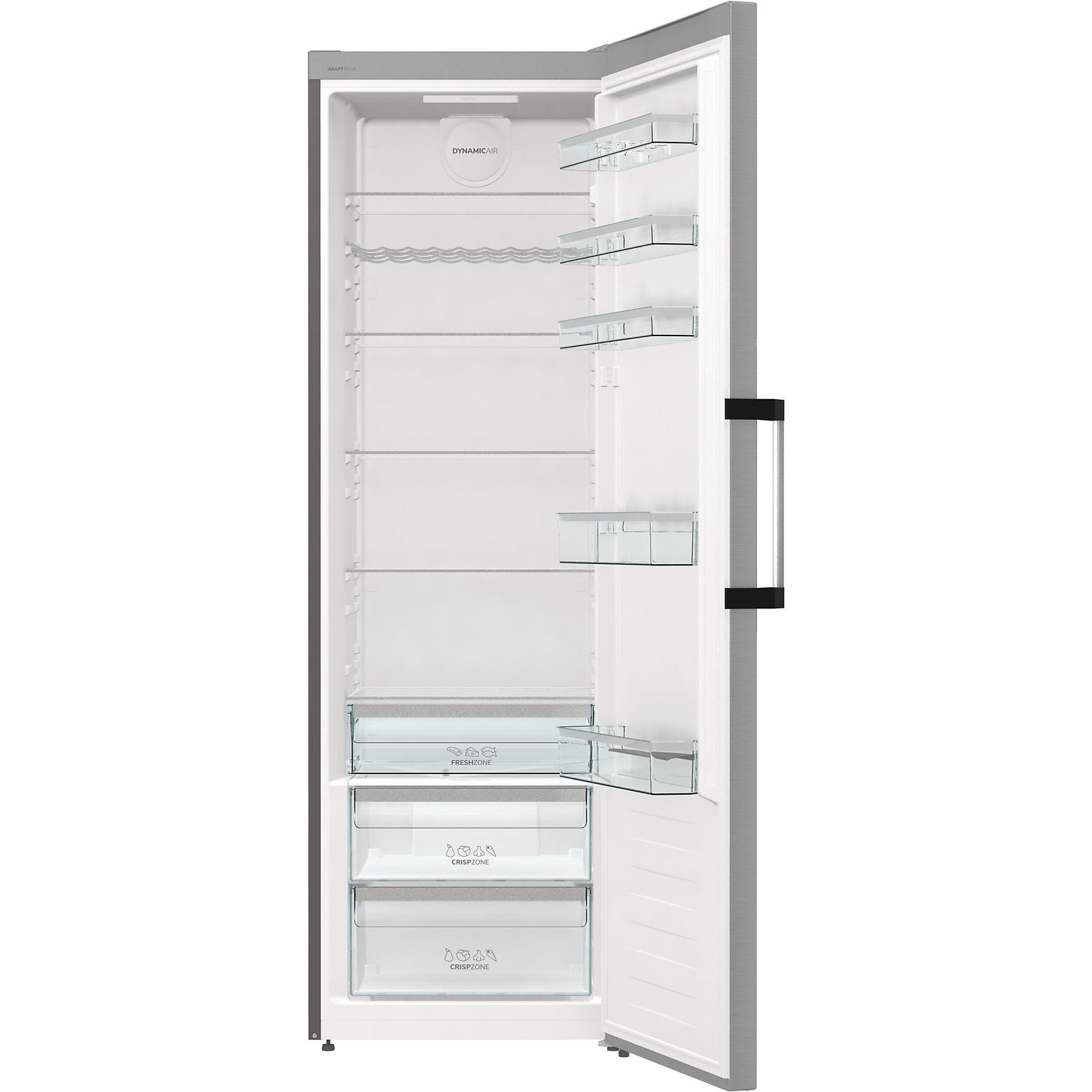 GORENJE R619DAXL6 Gorenje Advanced Line Kühlschrank (398 l, D, 1850 mm hoch, Silber) GORENJE
