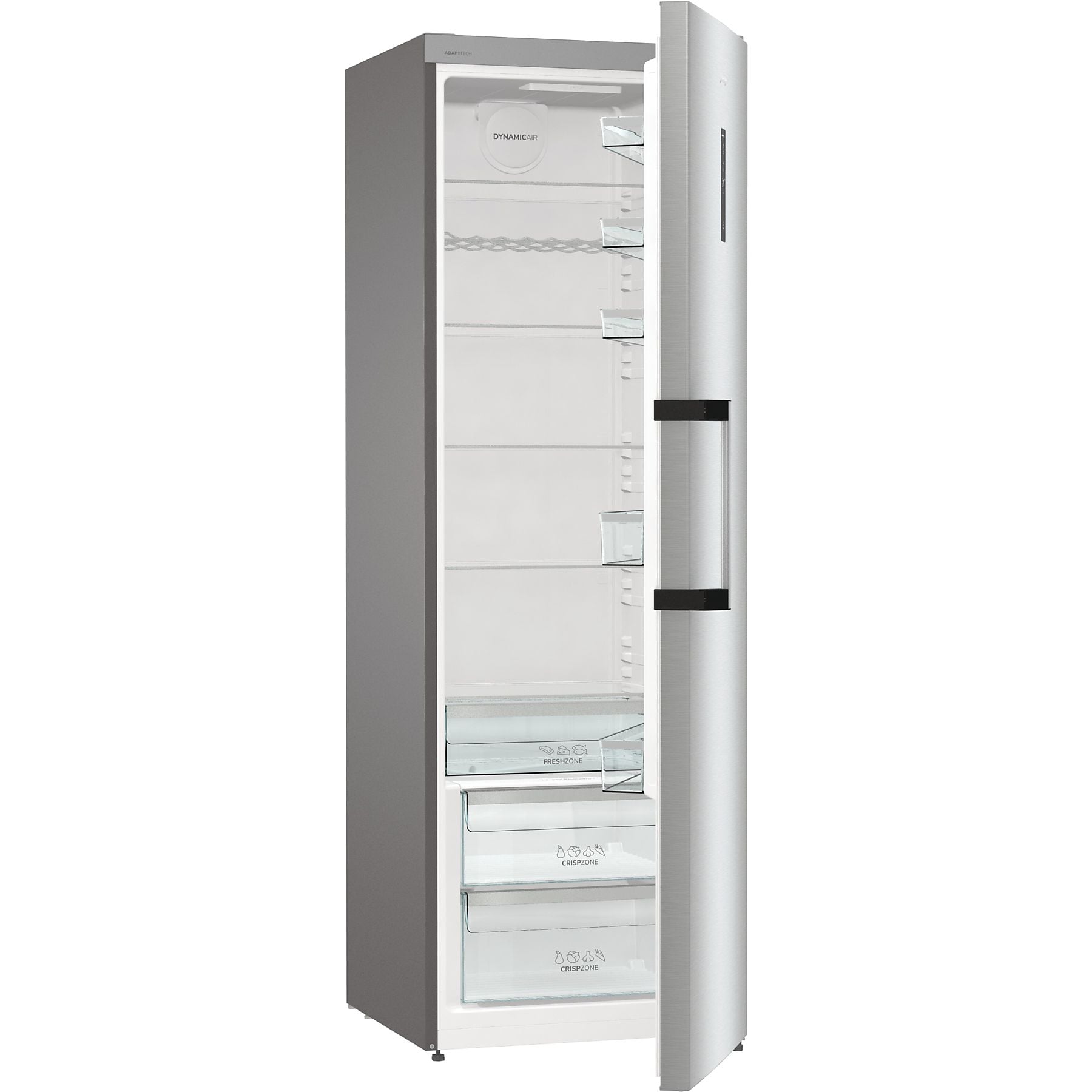 GORENJE R619DAXL6 Gorenje Advanced Line Kühlschrank (398 l, D, 1850 mm hoch, Silber) GORENJE