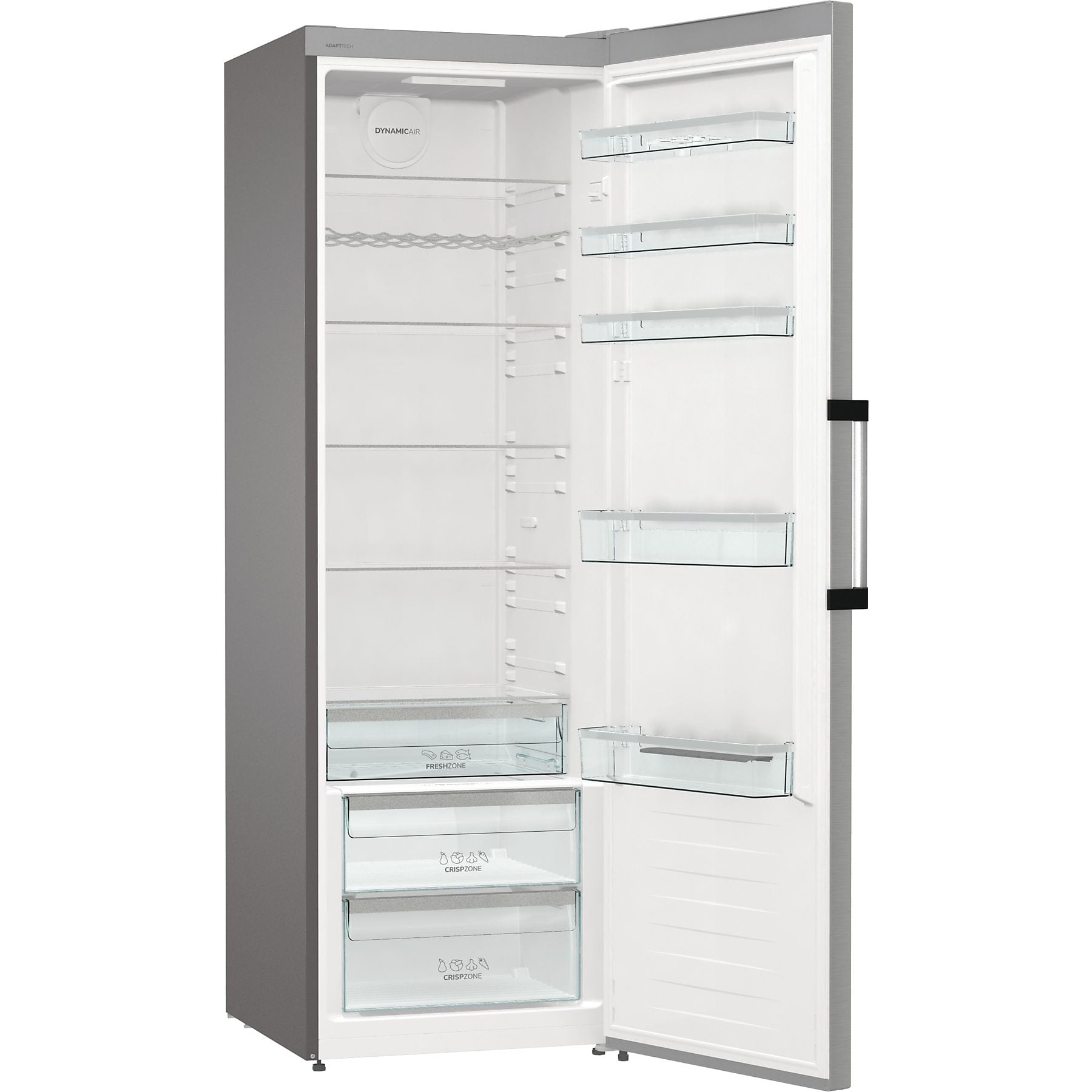 GORENJE R619DAXL6 Gorenje Advanced Line Kühlschrank (398 l, D, 1850 mm hoch, Silber) GORENJE