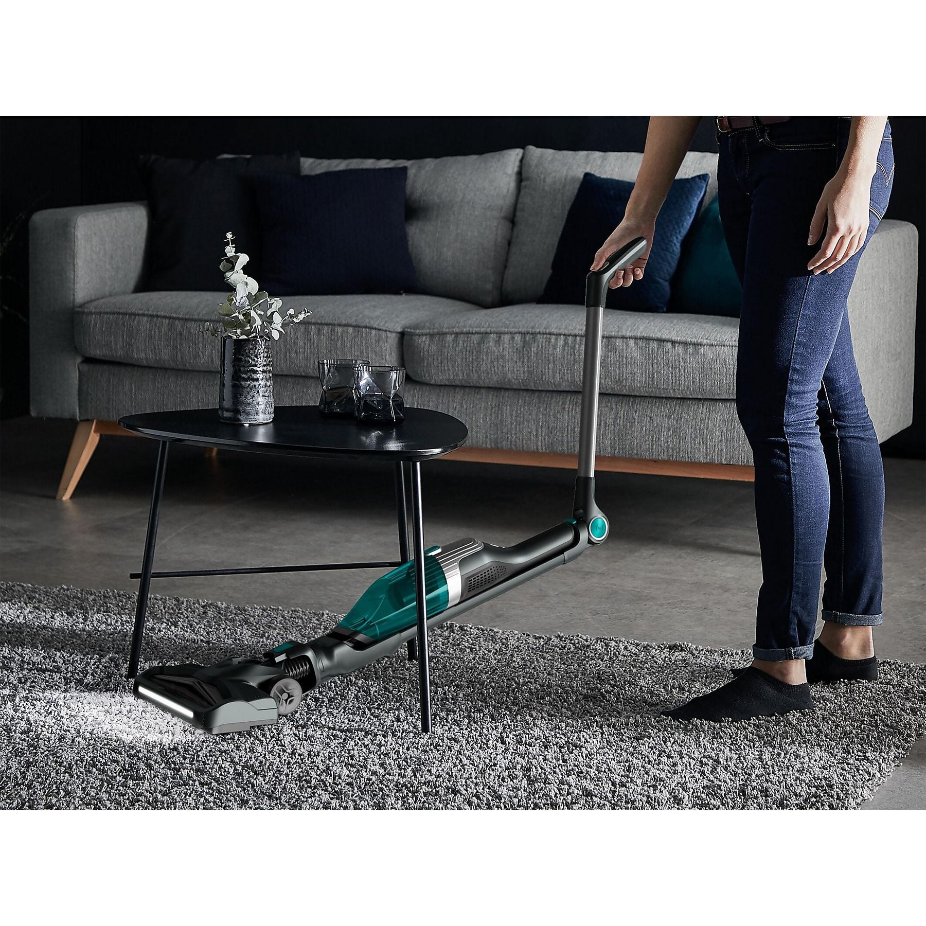 ROWENTA RH1239 X-Trem Compact Stielsauger, Akkubetrieb, 145 Watt ROWENTA