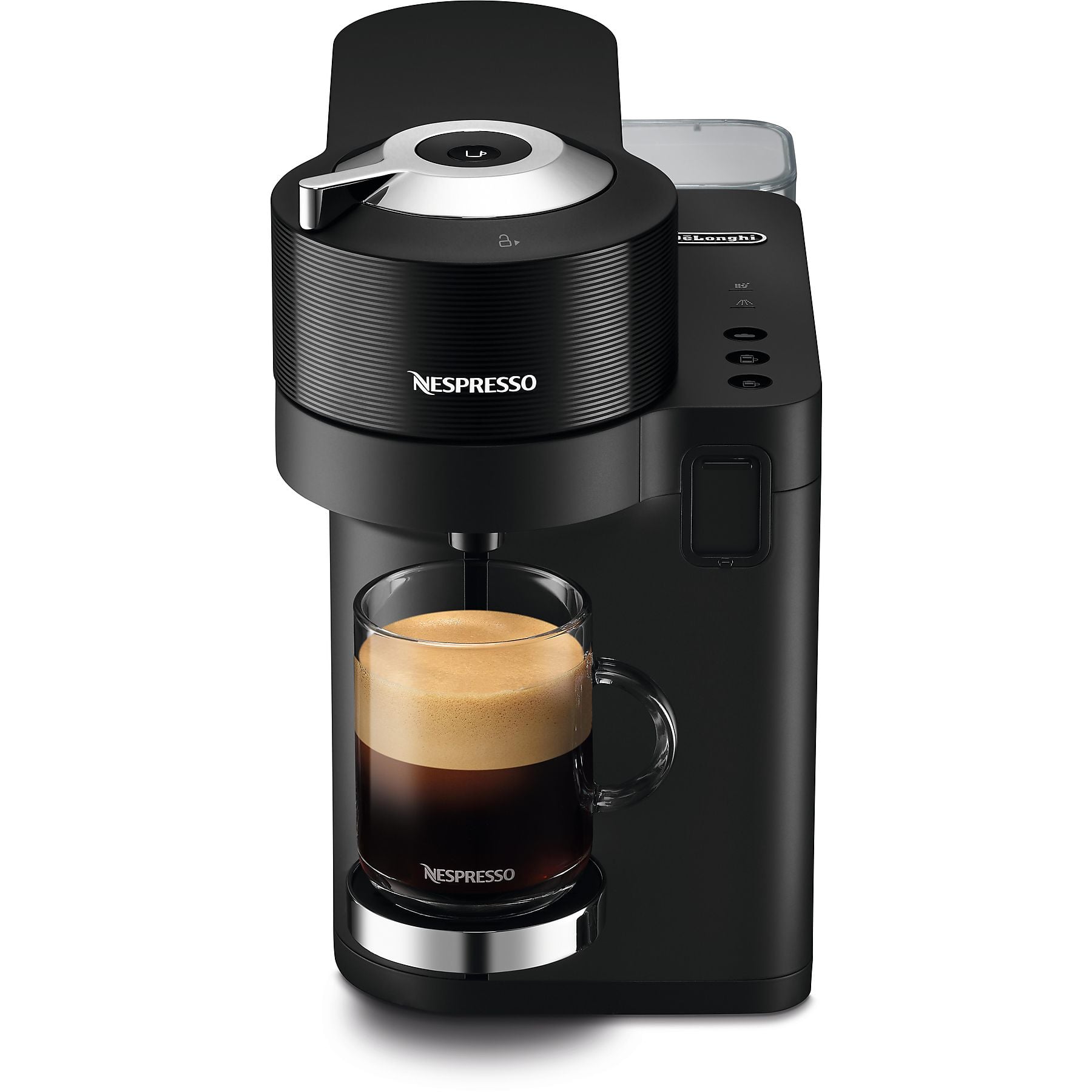 DELONGHI Nespresso Vertuo Lattissima ENV300.B, 5 Tassengrößen, cremiger Milchschaum, elegantes Design, leichte Bedienung, Kapselmaschine Schwarz DELONGHI