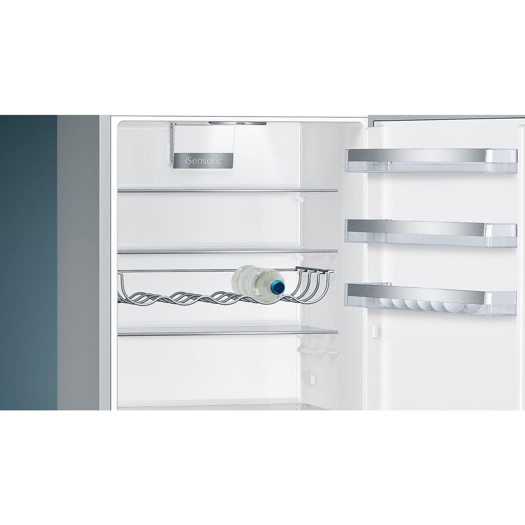 SIEMENS KG49EAICA iQ500 Kühlgefrierkombination (C, 419 l, 2010 mm hoch, Inox-antifingerprint) SIEMENS