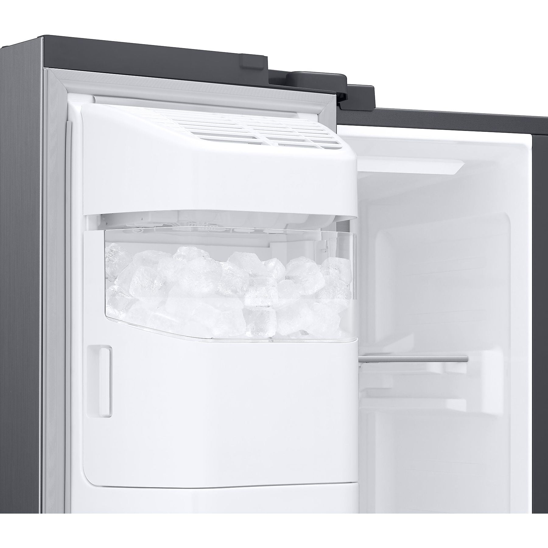 SAMSUNG RS6GA884CS9/EG Side-by-Side (635 l, C, 1780 mm hoch, Edelstahl Look/Silber) SAMSUNG