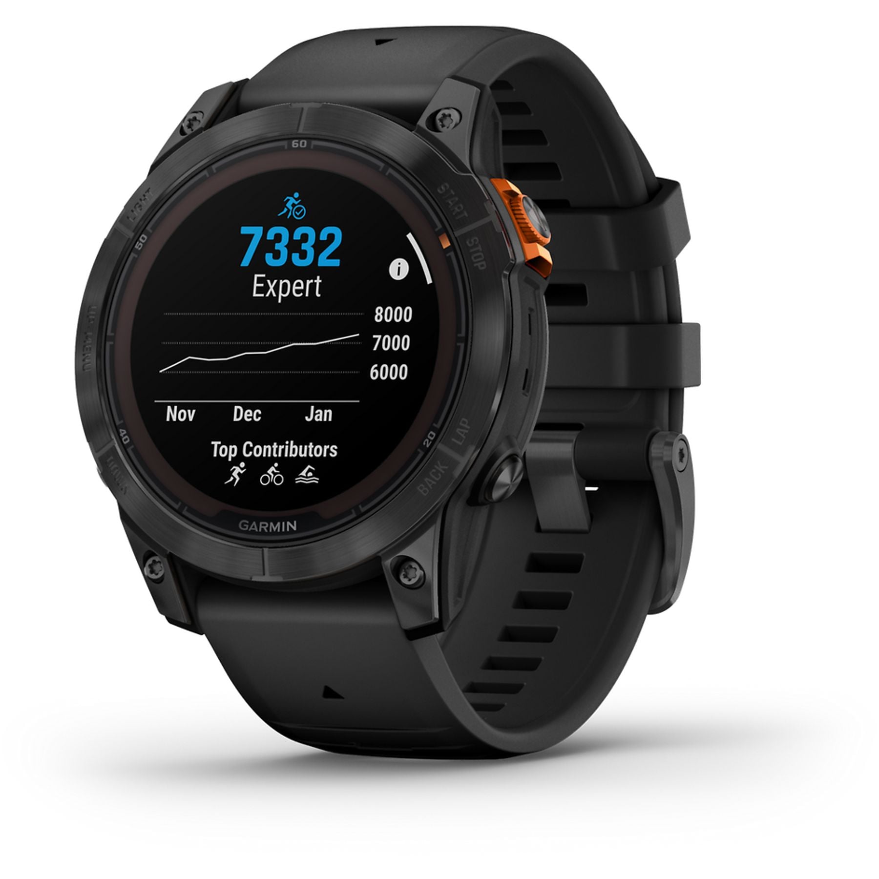 GARMIN FENIX 7 PRO - SOLAR SCHWARZ/SCHIEFERGRAU, Smartwatch, Farbe des Uhrengehäuses:Schwarz;Grau, Armbandfarbe:Schwarz GARMIN