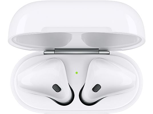 APPLE AIRPODS MIT CHARGING CASE MV7N2ZM/A, In-ear Kopfhörer Bluetooth Weiß APPLE