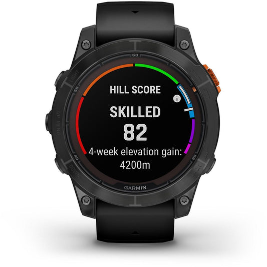 GARMIN FENIX 7 PRO - SOLAR SCHWARZ/SCHIEFERGRAU, Smartwatch, Farbe des Uhrengehäuses:Schwarz;Grau, Armbandfarbe:Schwarz GARMIN