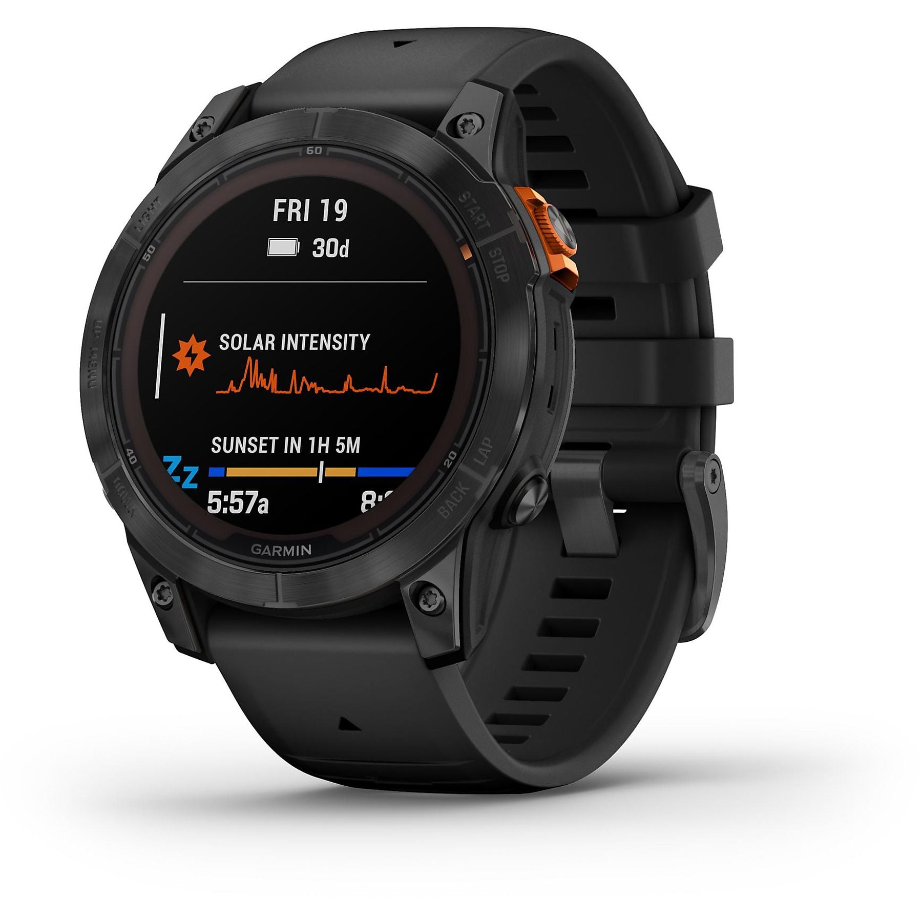GARMIN FENIX 7 PRO - SOLAR SCHWARZ/SCHIEFERGRAU, Smartwatch, Farbe des Uhrengehäuses:Schwarz;Grau, Armbandfarbe:Schwarz GARMIN
